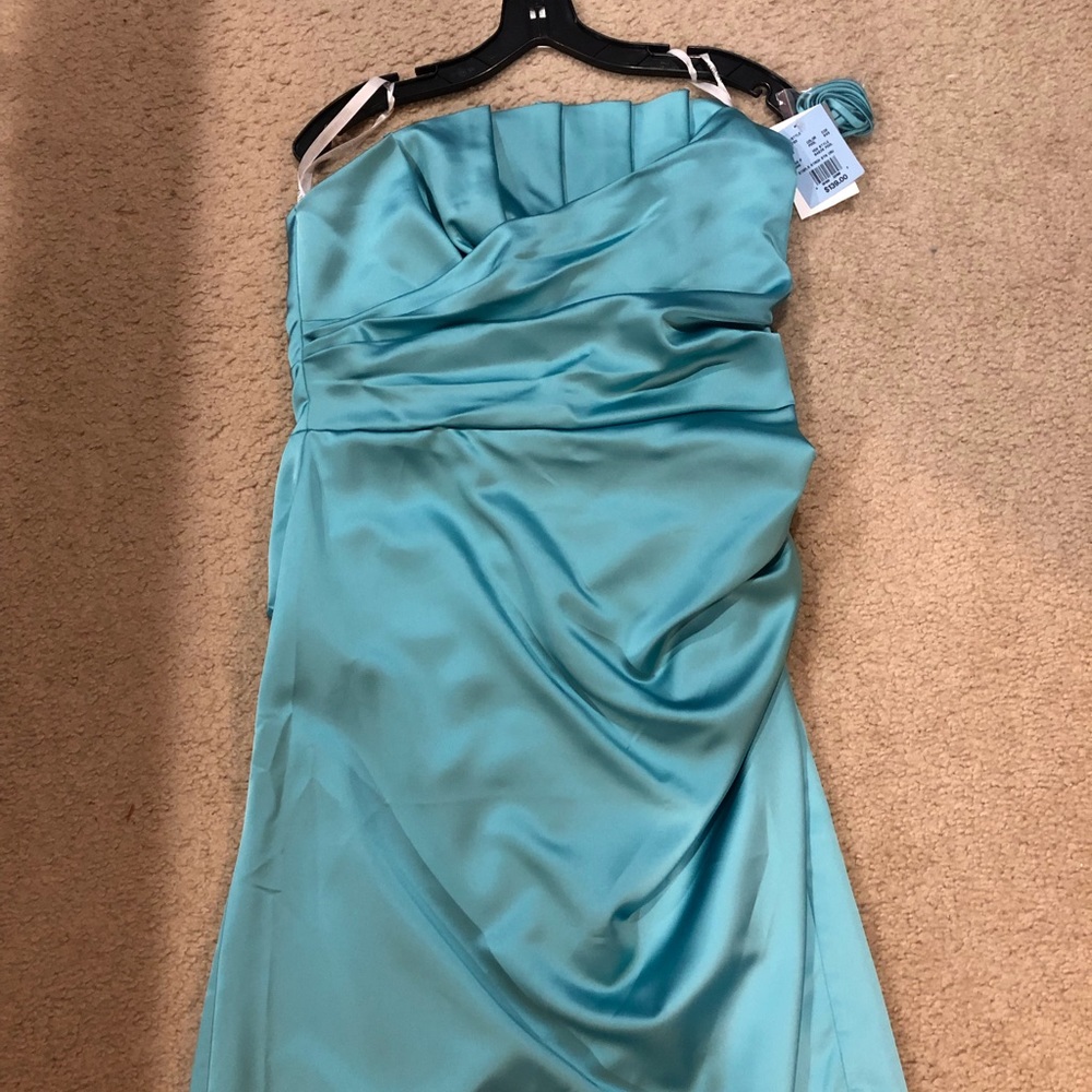 David’s bridal strapless dress